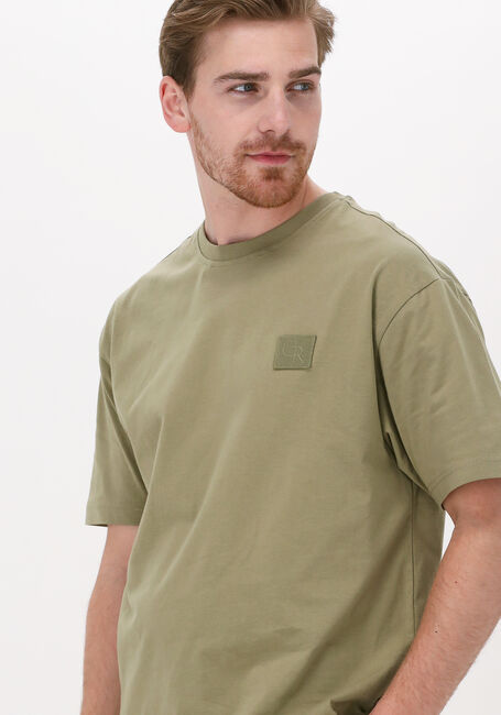 COLOURFUL REBEL T-shirt UNI PATCH BASIC TEE en bleu - large
