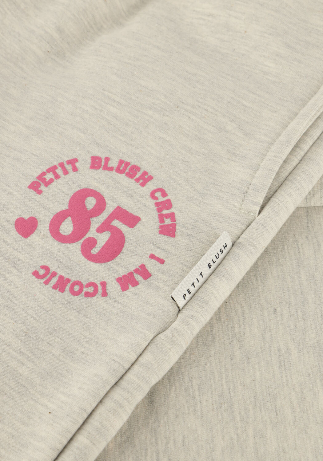 Lichtgrijze PETIT BLUSH Wijde broek WIDE LEG JOGGER - large