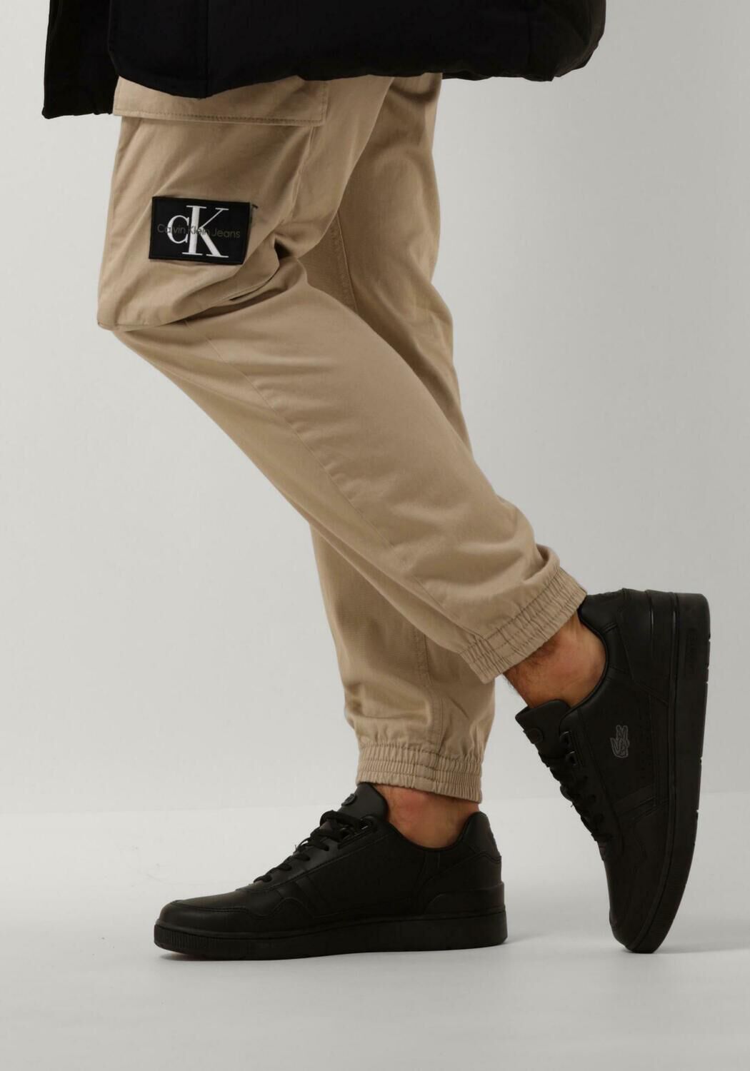 Zwarte LACOSTE Sneakers T-CLIP MEN - large