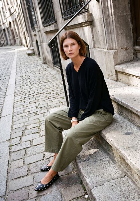 CAMBIO Pantalon cargo OCTOBER STUDIO87 Olive - large
