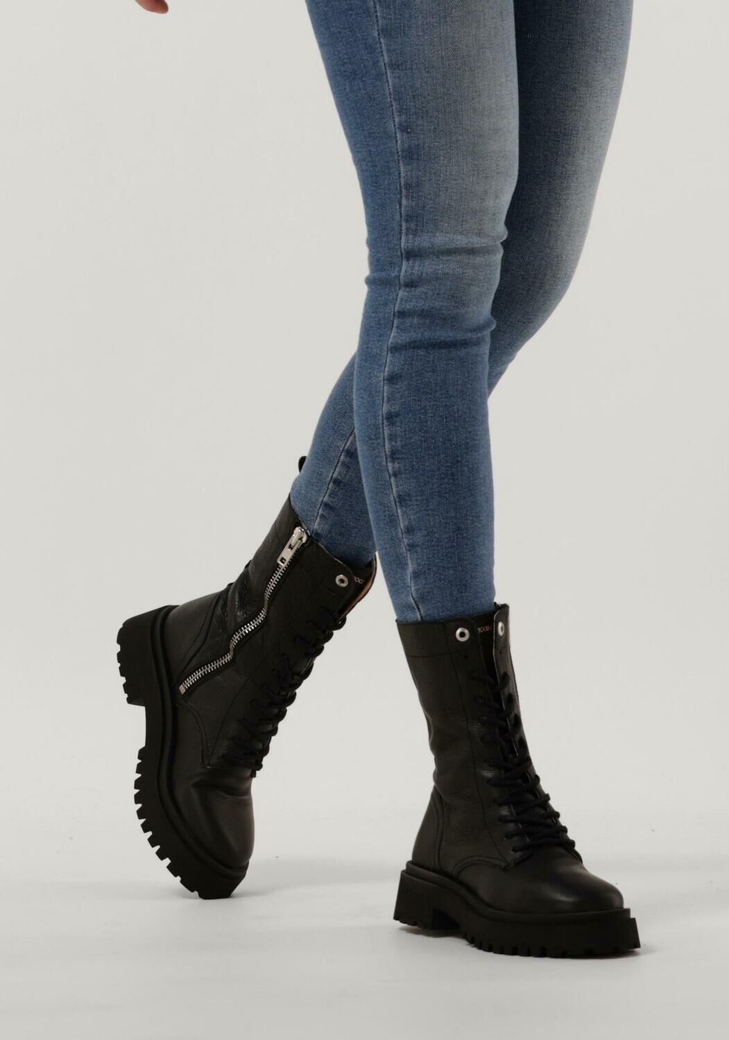 Zwarte GOOSECRAFT Veterboots EVAN 3 - large