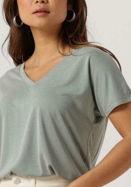 MSCH COPENHAGEN T-shirt MSCHFENYA MODAL V NECK TEE en vert - large