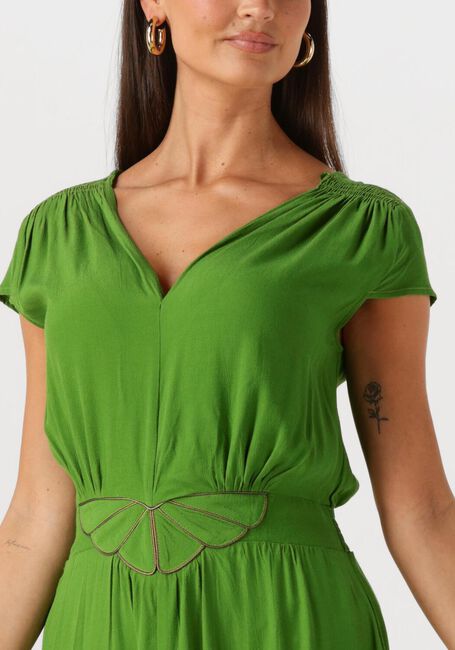 Groene LOUIZON Maxi jurk FAYENCE - large