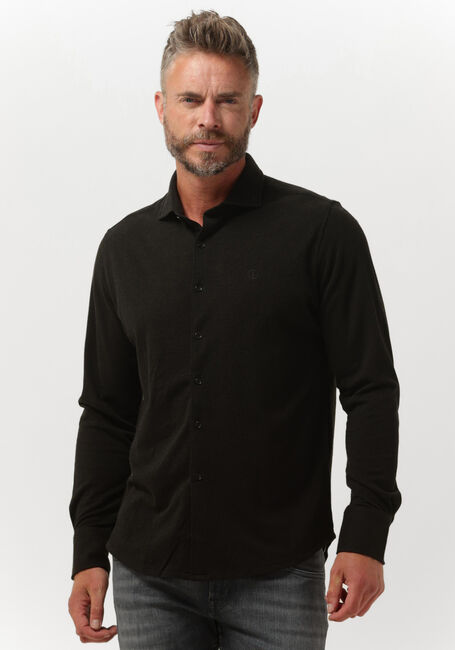 Zwarte DSTREZZED Casual overhemd SHIRT MELANGE PIQUE - large