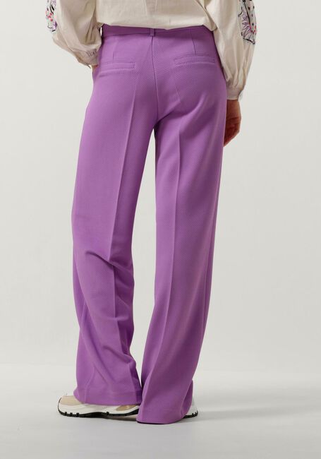 POM AMSTERDAM Pantalon large PIQUE WIDE LEG PURPLE PANTS Lilas - large