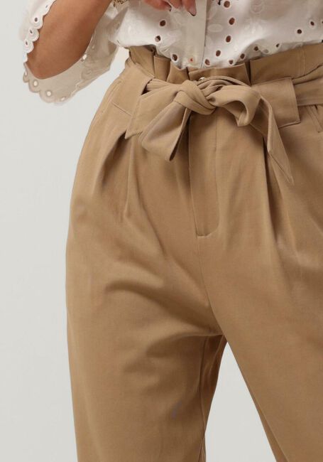 SCOTCH & SODA Pantalon DAISY - HIGH RISE STRAIGHT LEG PAPERBAG TROUSERS en marron - large