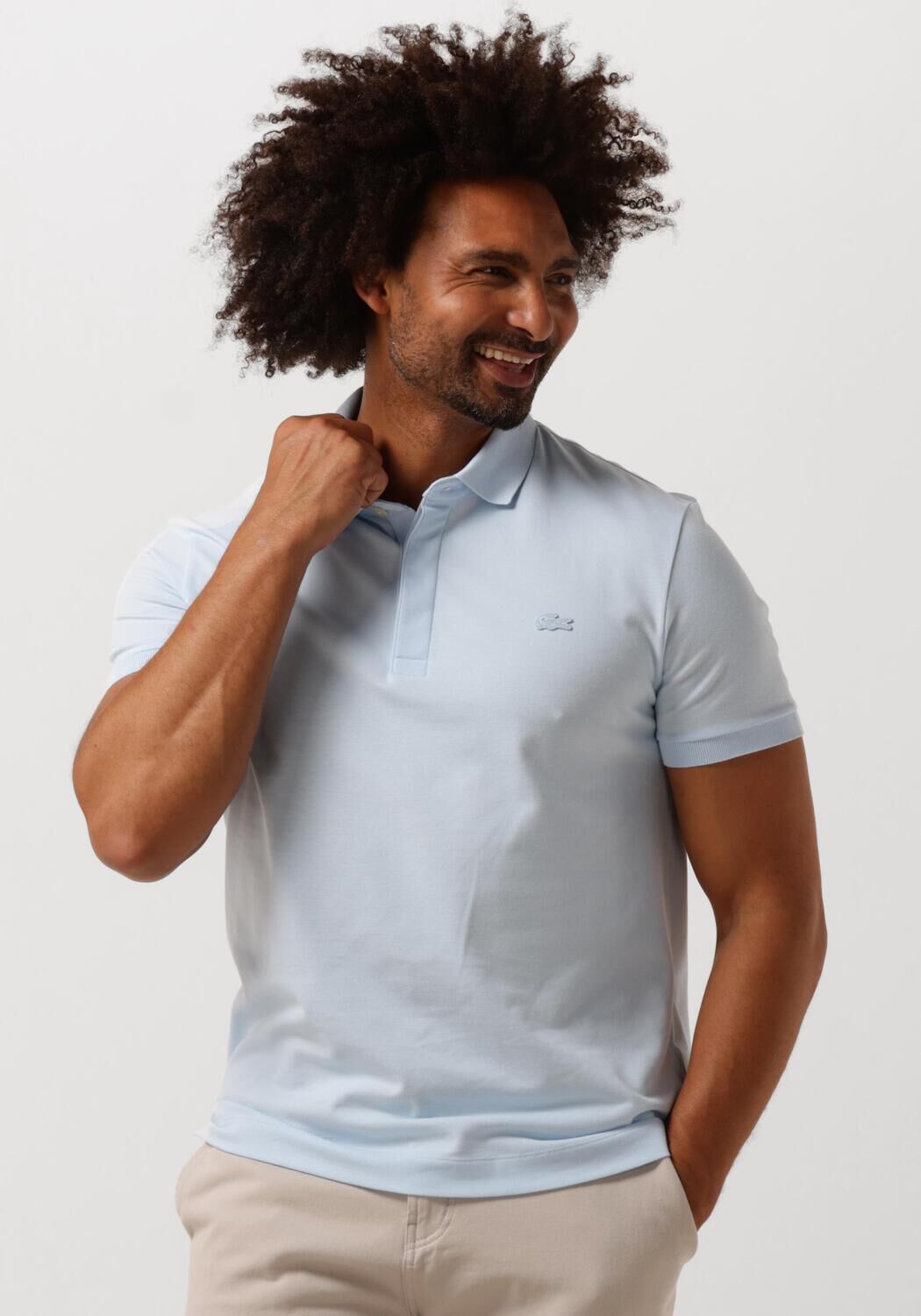Polo bleu clair on sale