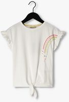 LIKE FLO T-shirt KNOTTED TEE RAINBOW en blanc - medium