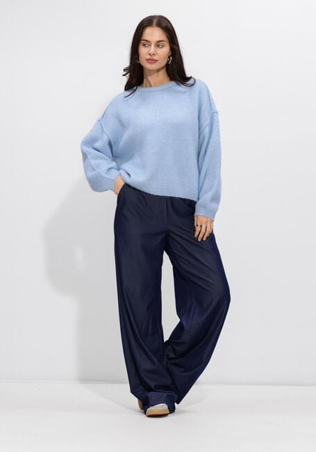 ANOTHER LABEL ALLROXANE KNITTED PULL L/S Pulls & Gilets en bleu - large