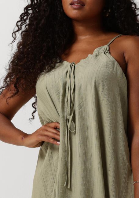 OBJECT Robe midi OBJCATJA OZ S/L DRESS en vert - large