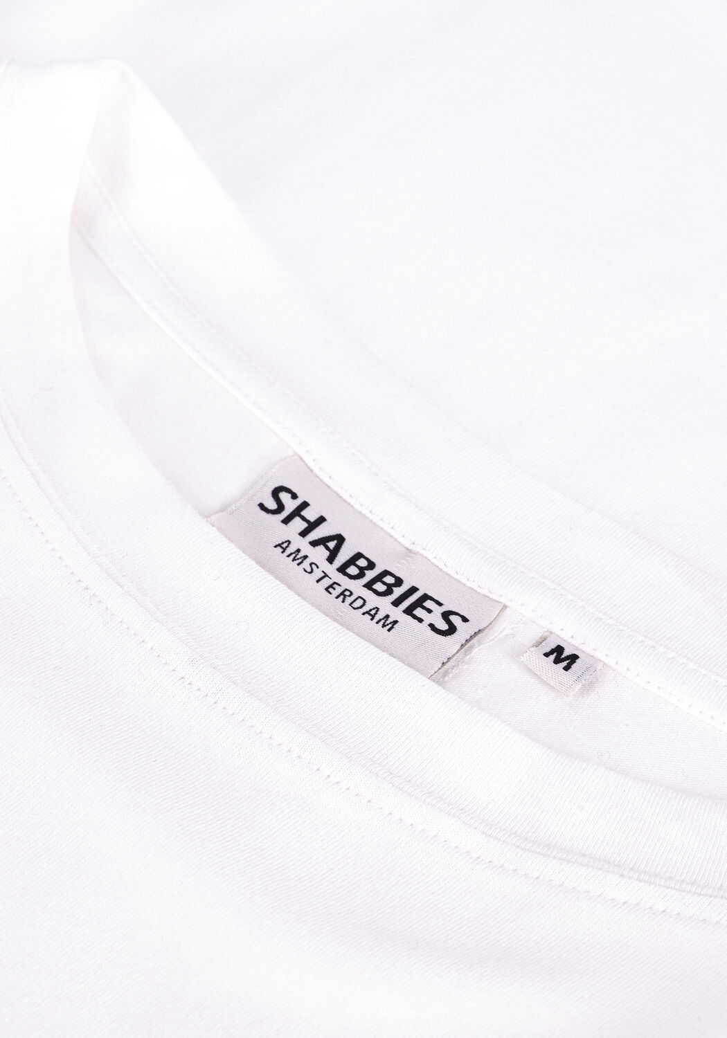 Witte SHABBIES T-shirt SHC0006 OVERSIZED ROUND NECK T-SHIRT - large