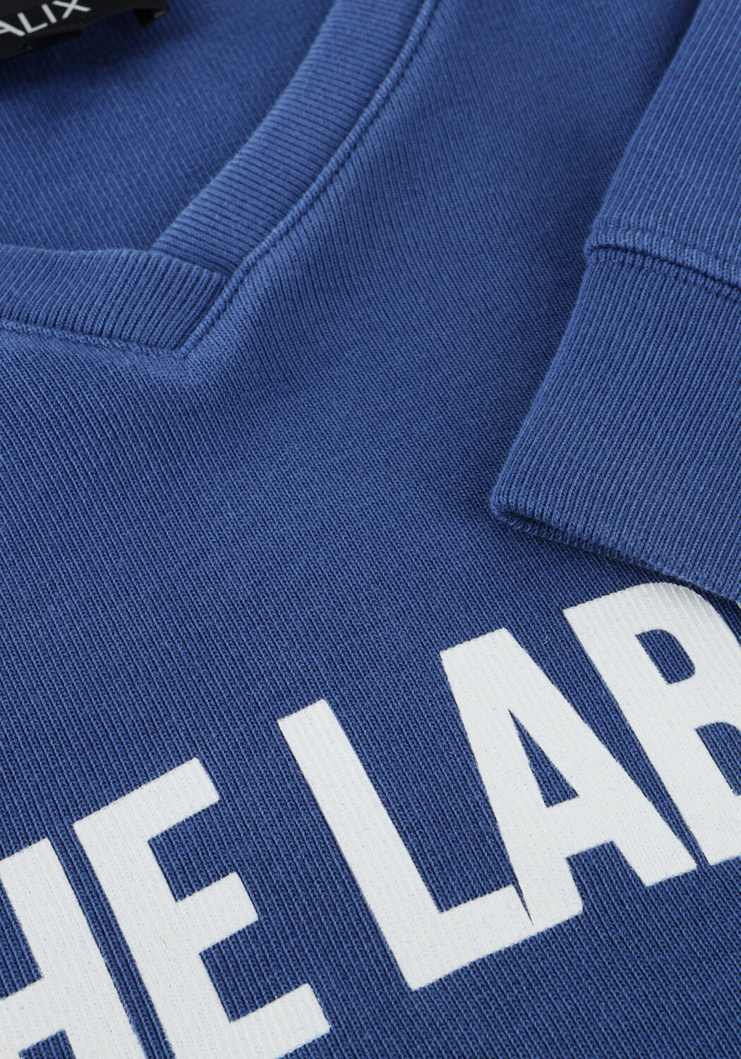 ALIX THE LABEL Chandail LADIES KNITTED SPORTS SWEATER Bleu fonc&eacute; - large