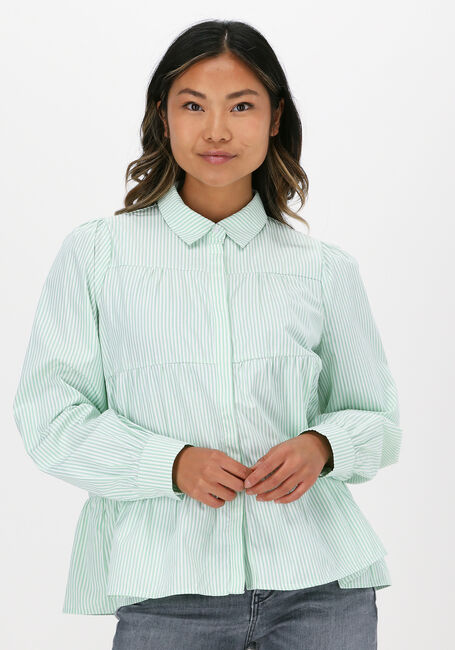 Groene NEO NOIR  RICA STRIPE SHIRT - large