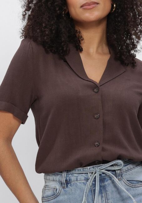 Bruine OBJECT  OBJSANNE S/S RE SHIRT - large
