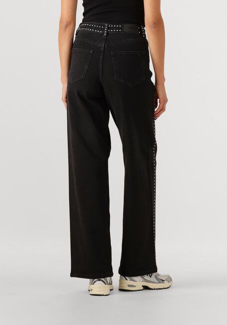 Y.A.S. Wide jeans YASNOELLE HMW STUDDED JEANS Gris foncé - large