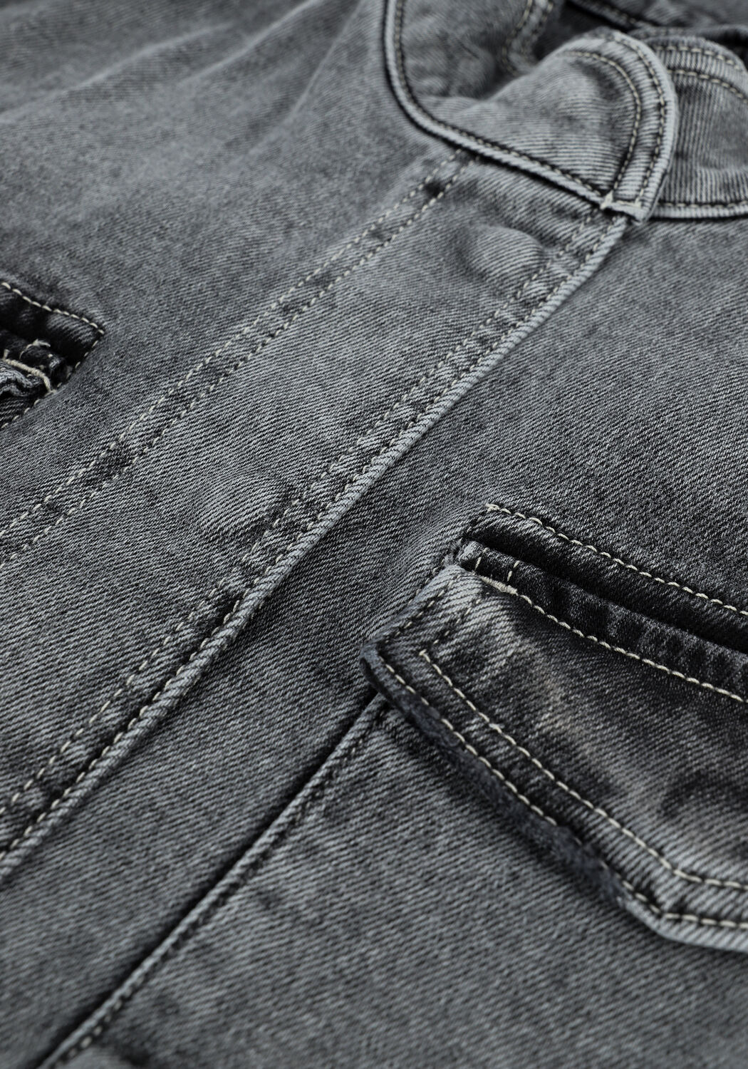 Grijze SET Spijkerjas 74067 - large