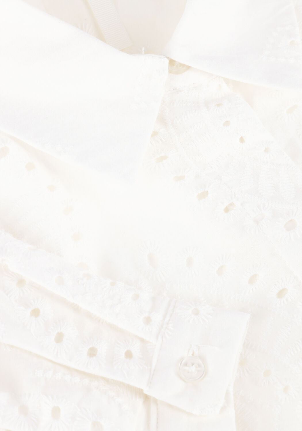 Witte OBJECT  OBJBITTEN L/S RE SHIRT - large