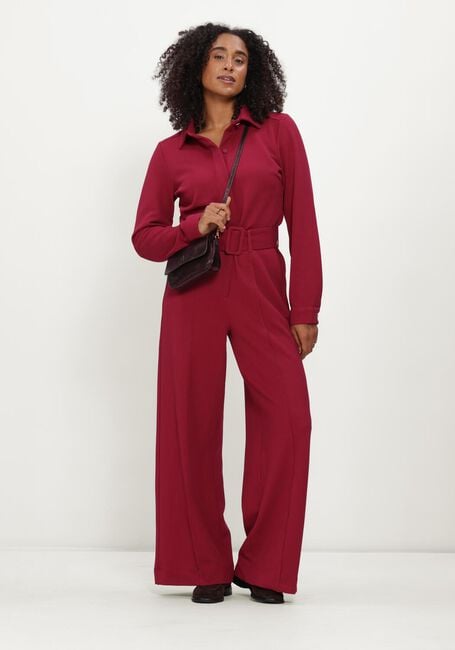 POM AMSTERDAM Robe maxi MEGAN BURGUNDY RED Bordeaux - large