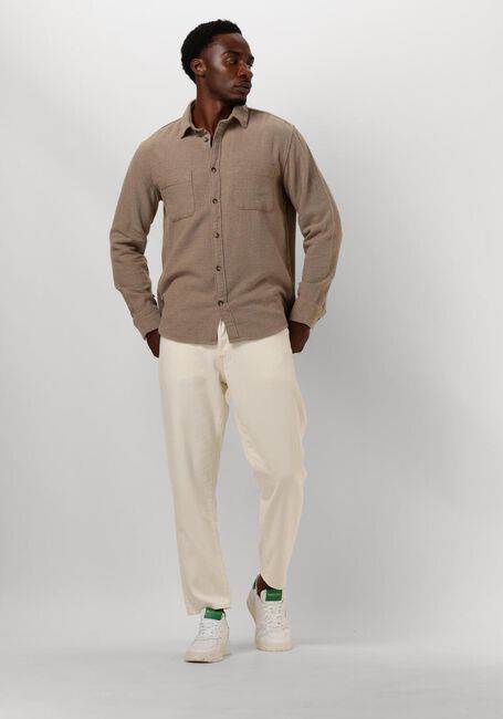 SELECTED MEN SLHREGOWEN-GRINDLE CHECK SHIRT LS Chemises Sable - large