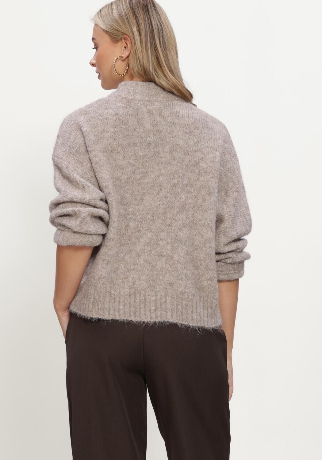 Beige NOTRE-V Trui NV-ILSE - large