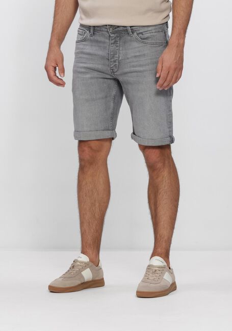 Grijze PURE PATH Jeans THE MILES SLIM FIT SHORT - large