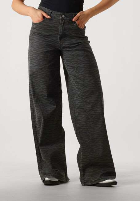 CO'COUTURE Pantalon ZEBRA GREY WIDE LONG PANTS en gris - large