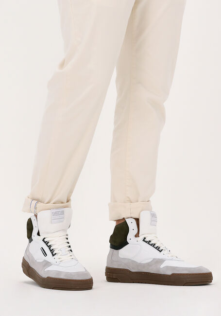 FLORIS VAN BOMMEL Baskets montantes SFM-10117-01 en blanc - large