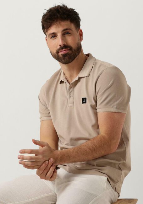 BUTCHER OF BLUE Polo CLASSIC COMFORT POLO en beige - large