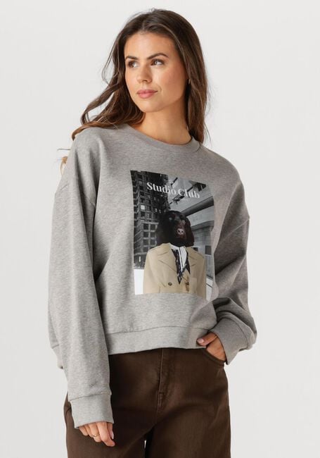STUDIO ANNELOES Chandail CHARLIE SWEATER en gris - large