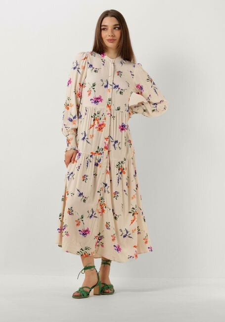 Y.A.S. Robe maxi YASASINA LS LONG SHIRT DRESS S. en beige - large