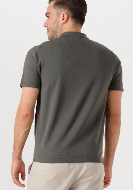 DSTREZZED Polo DORIAN ZIP POLO Vert foncé - large