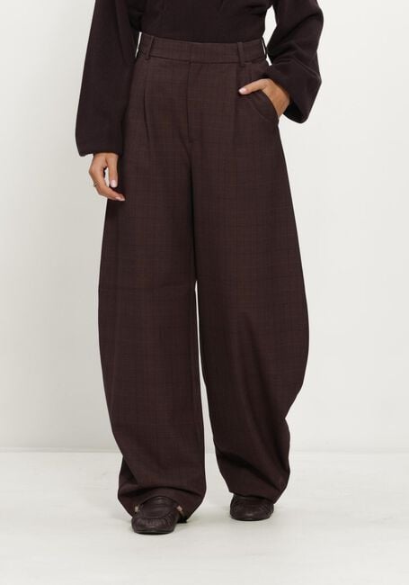 GESTUZ GZLAVANA HW PANTS Pantalons en marron - large