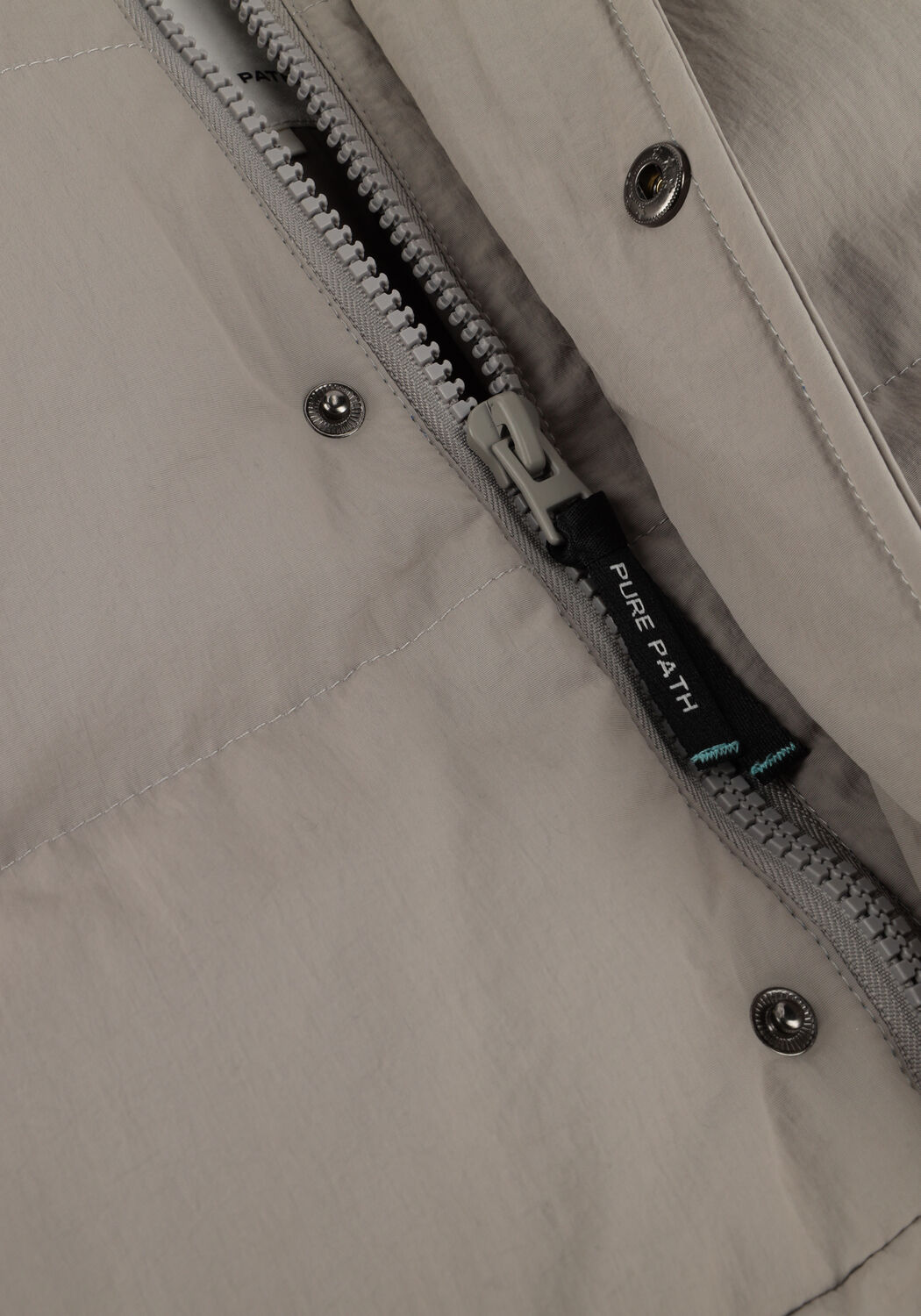 PURE PATH Veste matelass&eacute; REGULAR FIT JACKETS PADDED404 en gris - large