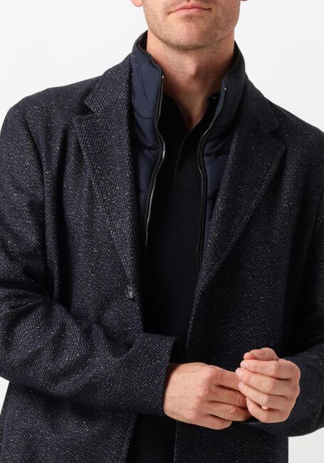 Donkerblauwe BOSS BLACK Mantel H-HYDE-BIB-234 - large