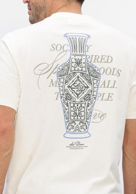 LES DEUX T-shirt BEN FAIENCE T-SHIRT &Eacute;cru - large