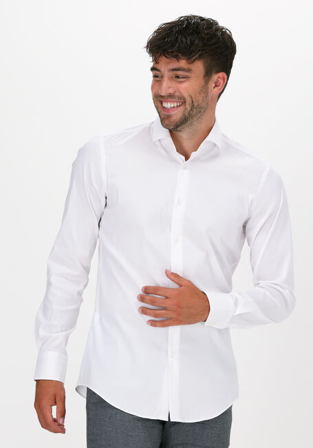 Witte BOSS BLACK Klassiek overhemd P-HANK-SPREAD-214 10151300 01 - large