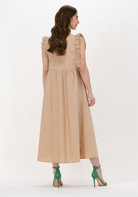 ACCESS Robe midi DRESS WITH RUFFLES AT THE TOP Sable - large