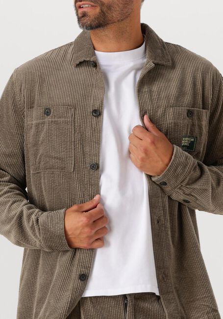 ANERKJENDT AKTHEO CORD L/S OVERSHIRT Surchemises en vert - large
