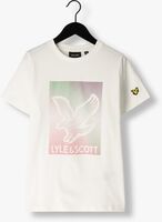 LYLE & SCOTT T-shirt DOTTED EAGLE GRAPHIC T-SHIRT en blanc - medium