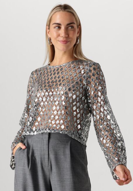 OBJECT Haut OBJGITTE LO L/S TOP 136 en argent - large