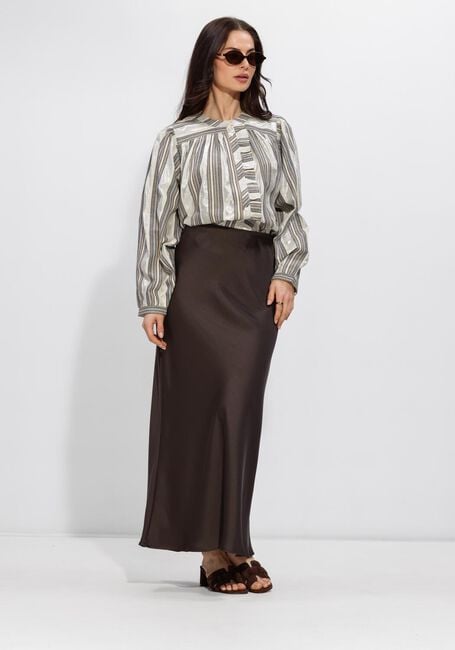 NOTRE-V Jupe midi NV-HILDEGARD en marron - large