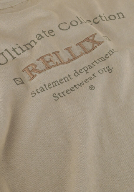 Grijze RELLIX T-shirt BIO COTTON OVERSIZED T-SHIRT RLLX PACK - large
