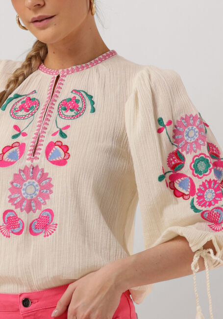 ANTIK BATIK MAGOO BLOUSE Blouses Cr&egrave;me - large