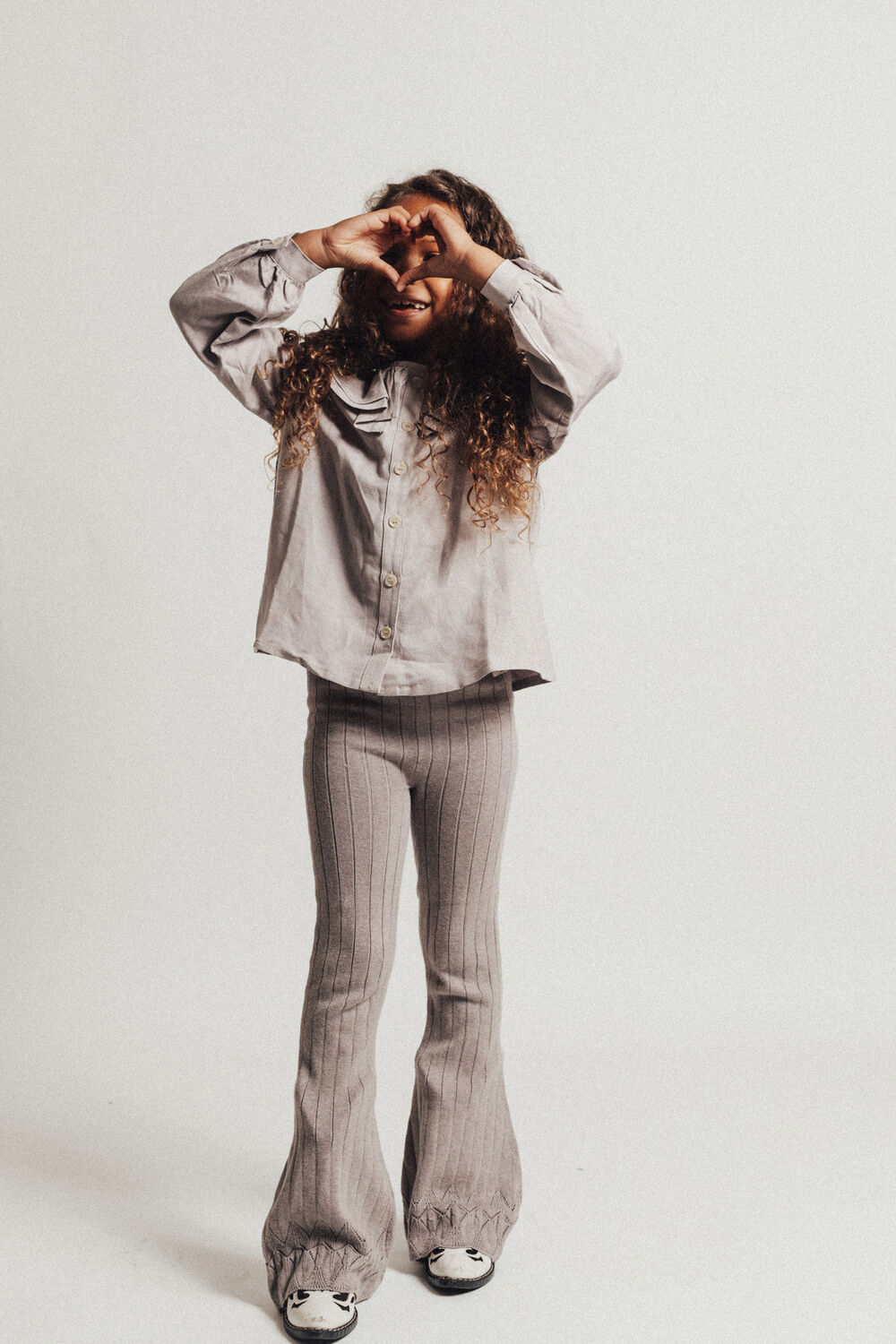 BAJE STUDIO Pantalon &eacute;vas&eacute; MARY PANTS Lilas - large