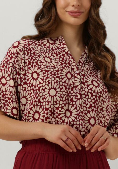 BY-BAR Haut BO SUNFLOWER BLOUSE Bordeaux - large