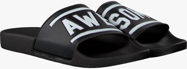 Zwarte THE WHITE BRAND Slippers AWESOME  - large