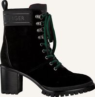 TOMMY HILFIGER Bottines à lacets SPORTY OUTDOOR MID HEEL LACE U en noir  TOMMY HILFIGER Bottines à lacets SPORTY OUTDOOR MID HEEL LACE U en noir  - medium