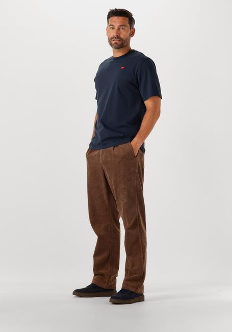ANERKJENDT Chino AKJAN CORD PLEAT PANTS en marron - large
