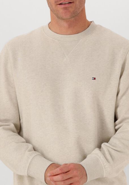 TOMMY HILFIGER Chandail ESS SEASONAL FLEECE CREWNECK Écru - large