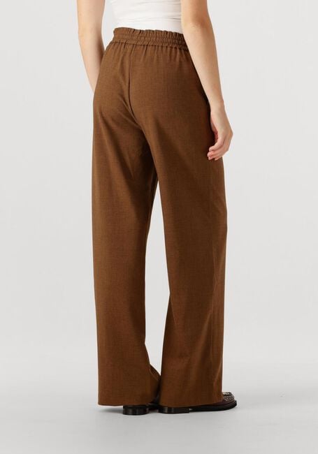 AMAYA AMSTERDAM Pantalon large HENNY en marron - large